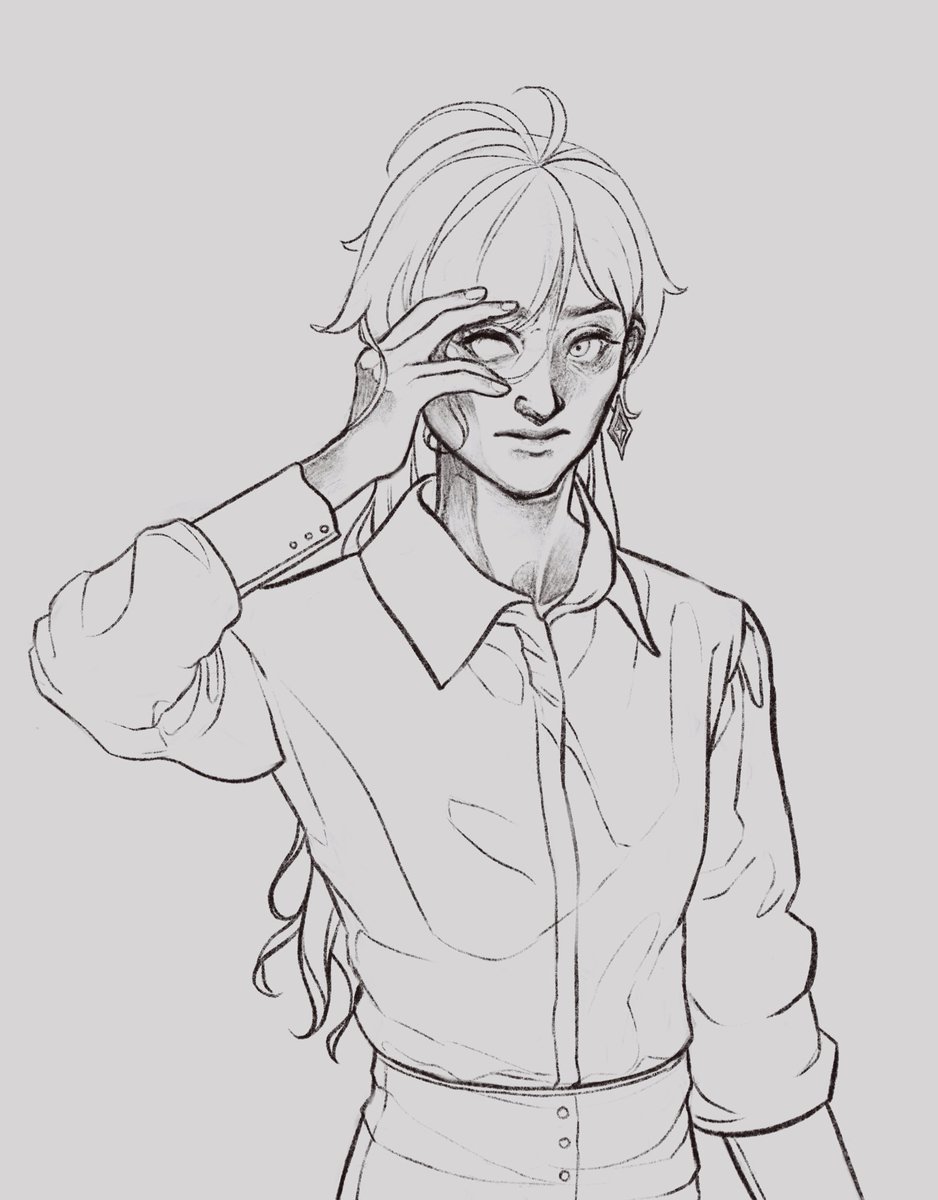 happy belated birthday to our king kaeya! I only have a wip ready for him tho