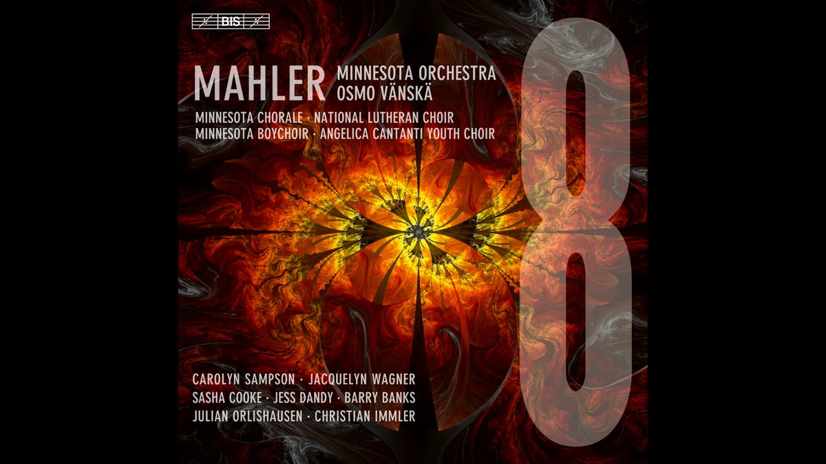 Mahler - Symphony No. 8 4 choirs, 7 soloists, and an orchestra of epic proportions… Captured in the final concert of Osmo Vänskä’s tenure as Music Director of the @minnorch, this towering performance of Mahler’s Eighth Symphony is released today - bisrecords.lnk.to/2496