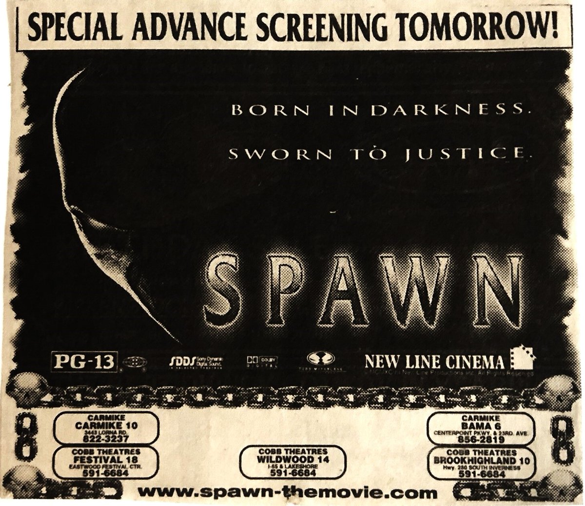 BORN IN DARKNESS. SWORN TO JUSTICE.
