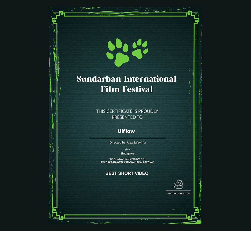 KasraDesign's tweet photo. As 2023 wraps up, we're celebrating big at #KasraDesign! 🏆Earlier this year, our 3D animation won Best COVID-19 Film at Lion International Film Festival in Italy. And our "Uiflow" commercial triumphed as Best Short Video at Sundarban International Film Festival (IMDB Qualifier)! https://t.co/WONbjtg7mM