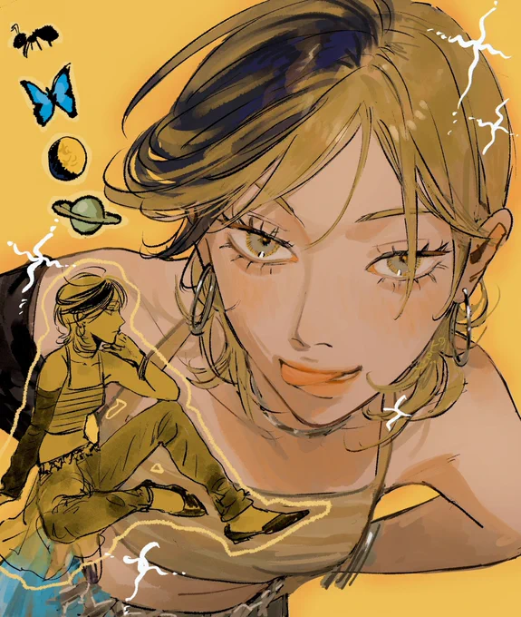 <リプもらった絵文字でキャラデザ> 