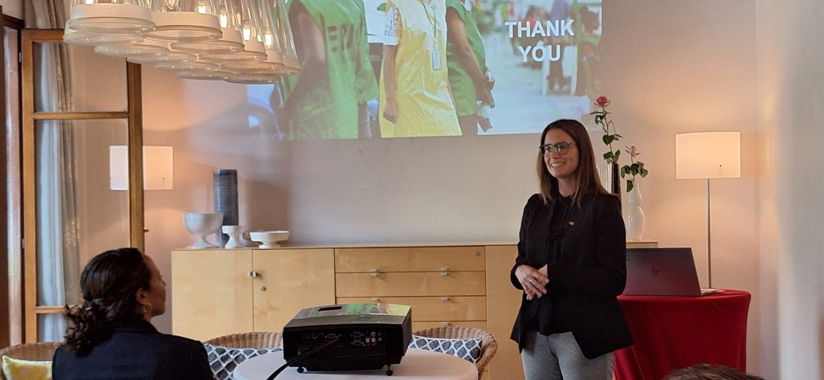 SwissAddisAbaba's tweet photo. The Embassy was delighted to host a Talk with @AddisIlo about ILO’s SIRAYE Program which aims at improving the workplace, while increasing productivity. Interesting exchanges with Business Communities of the donor countries of #BetterWork,🇨🇭, 🇩🇰, 🇳🇴 and 🇸🇪. https://t.co/23i8aHs7uE