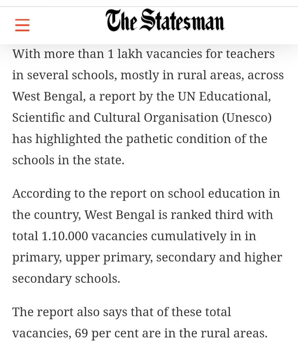 RAHULSAMANTA96's tweet photo. UNESCO report 2021 just shame 😞#didi_slst_দাও
#পরীক্ষা_নেবার_নেই_মুরোদ___শুধু_অনৈতিক_বিরোধ
#WeWantSSC2ndSLST
#speakupforwbrecruitments
#RevokeSACT
#NewSLST
#2ndSLST https://t.co/C9ySqYff3H