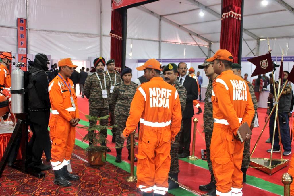 PRODefDehradun's tweet photo. 6th WCDM-2023
The #GoldenKeyDivison warriors participated in the 6th #WCDM at #Dehradun.
Role of #IndianArmedForces as First Responders in HADR operations internationally & within the nation was presented to the elite #WCDM diaspora of over 40 Nations. 1/2
#NationFirst https://t.co/G1sDjZ110d