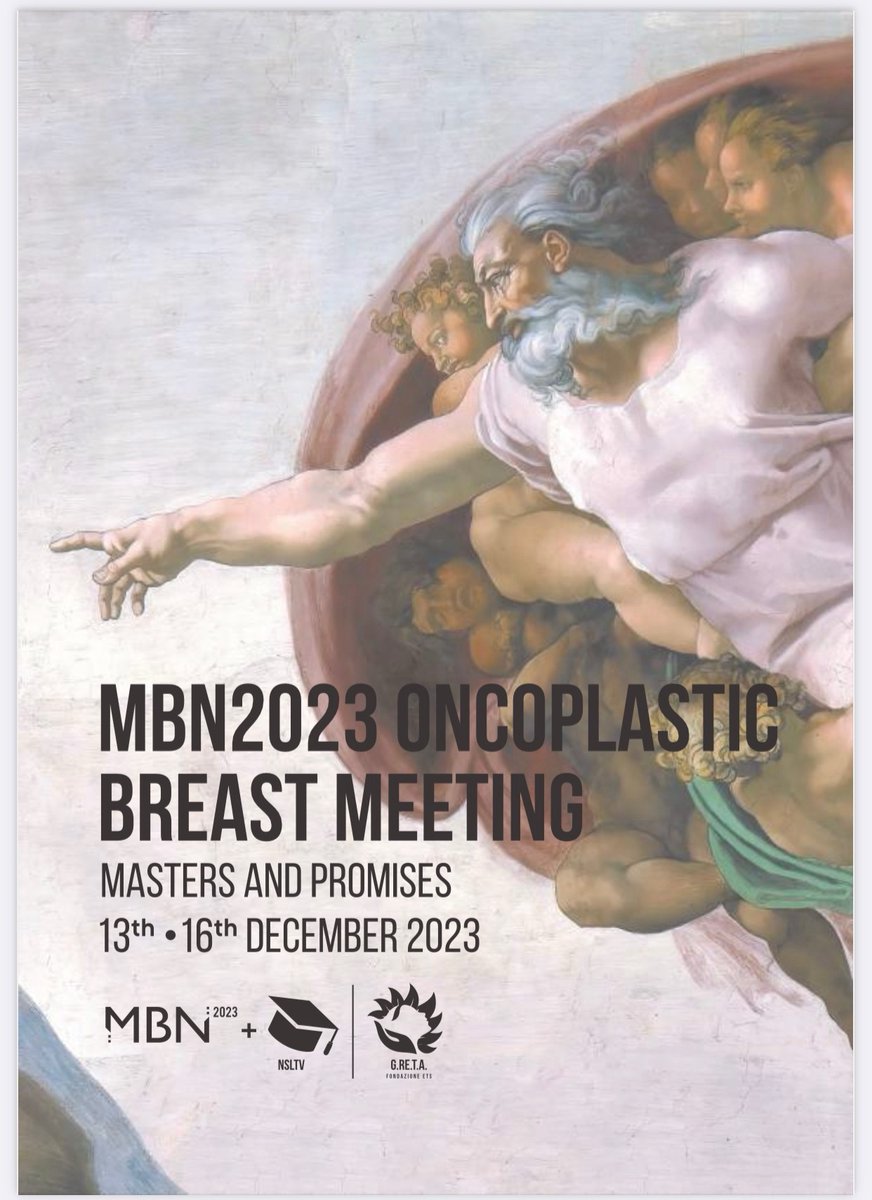 MBN2023 Is giving a generous €150 discount to all iBreastBook followers to attend the Oncolpastic Breast meeting in Milan in December Great speakers and faculty To get your discount uae the code IBBMBN2023 when you register congress.maurizionava.it/registration/