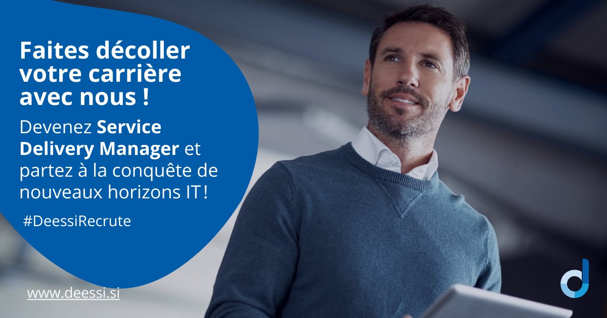 Ivision_info's tweet photo. 📢 Nous recrutons ! Rejoignez notre équipe en tant que Service Delivery Manager H/F 🚀 

✉️ Candidatez directement sur la page suivante : https://t.co/F2VWjLxnOe

#recrutement #emploi #informatique #management 

N'hésitez pas à partager cette offre avec vos contacts intéressés ! https://t.co/bqrKosK1QY
