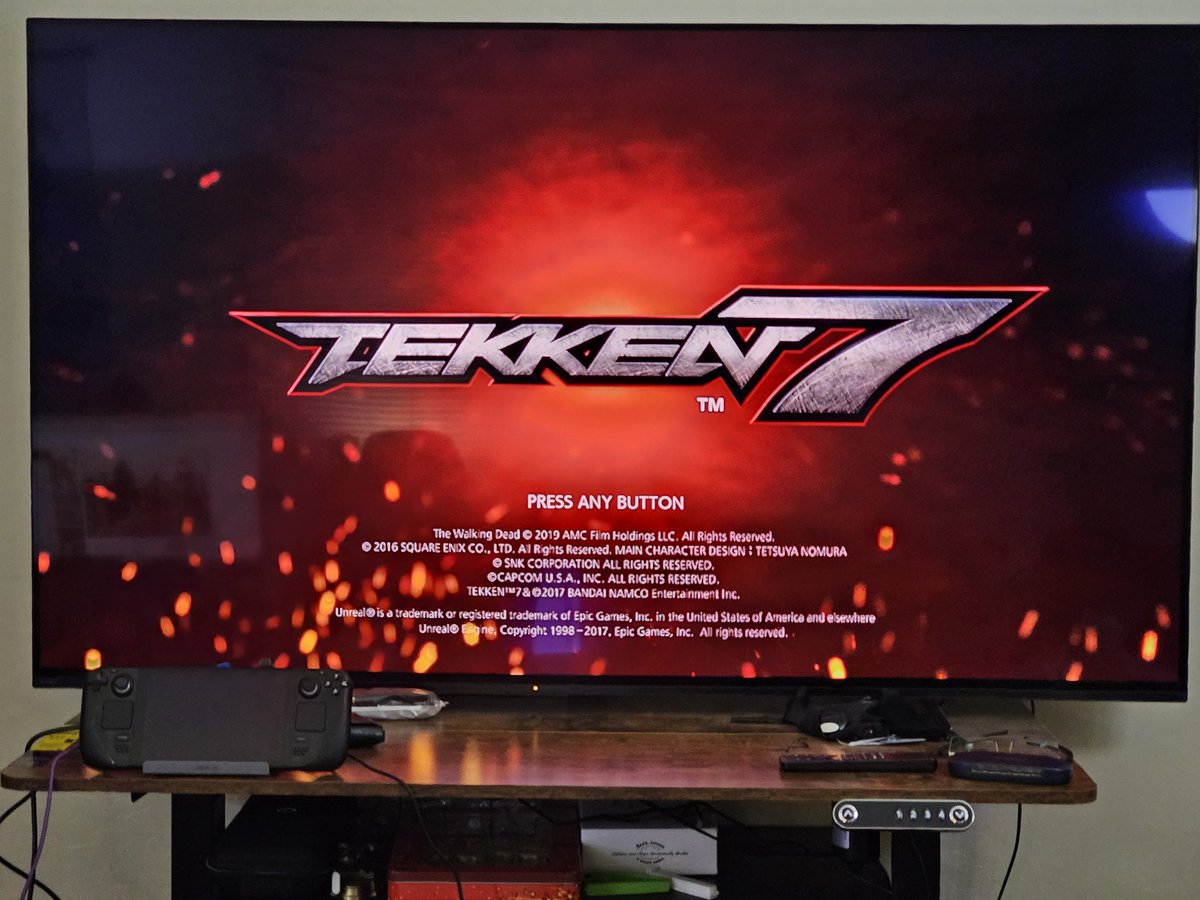 2thDKFighter's tweet photo. Got my SteamDeck with a dock working on my tv! https://t.co/yNqucnpkRR