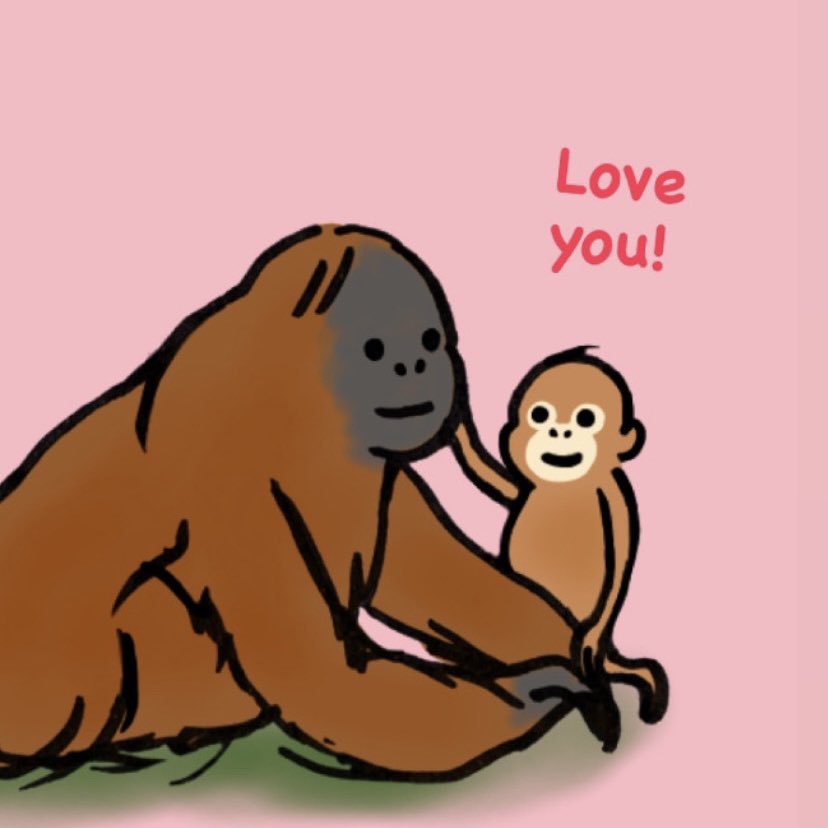 Happy December♪

#orangutan
#momandbaby
#usukawahifutaro
#うすかわひふたろう