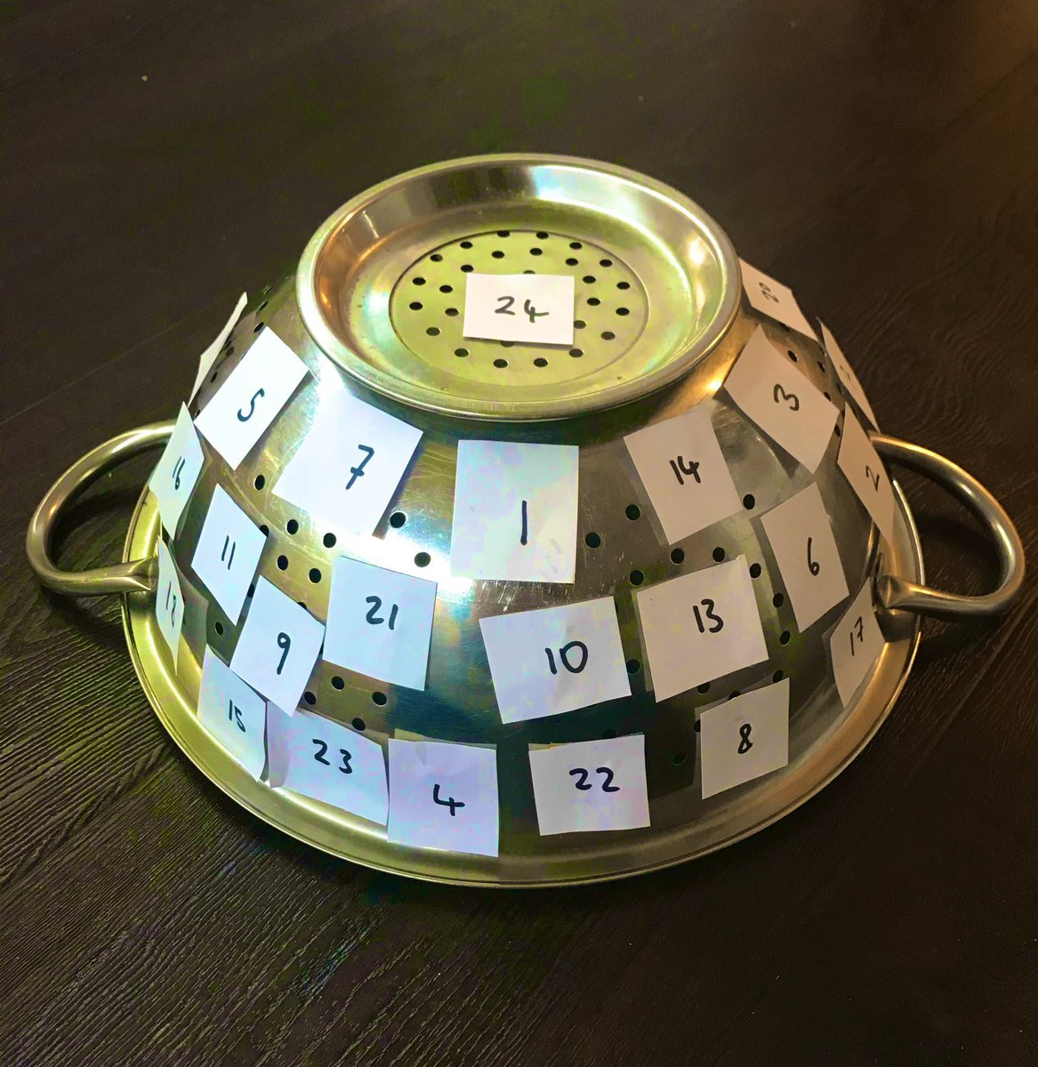 Really excited to open the first door on my advent colander this morning… #December1st