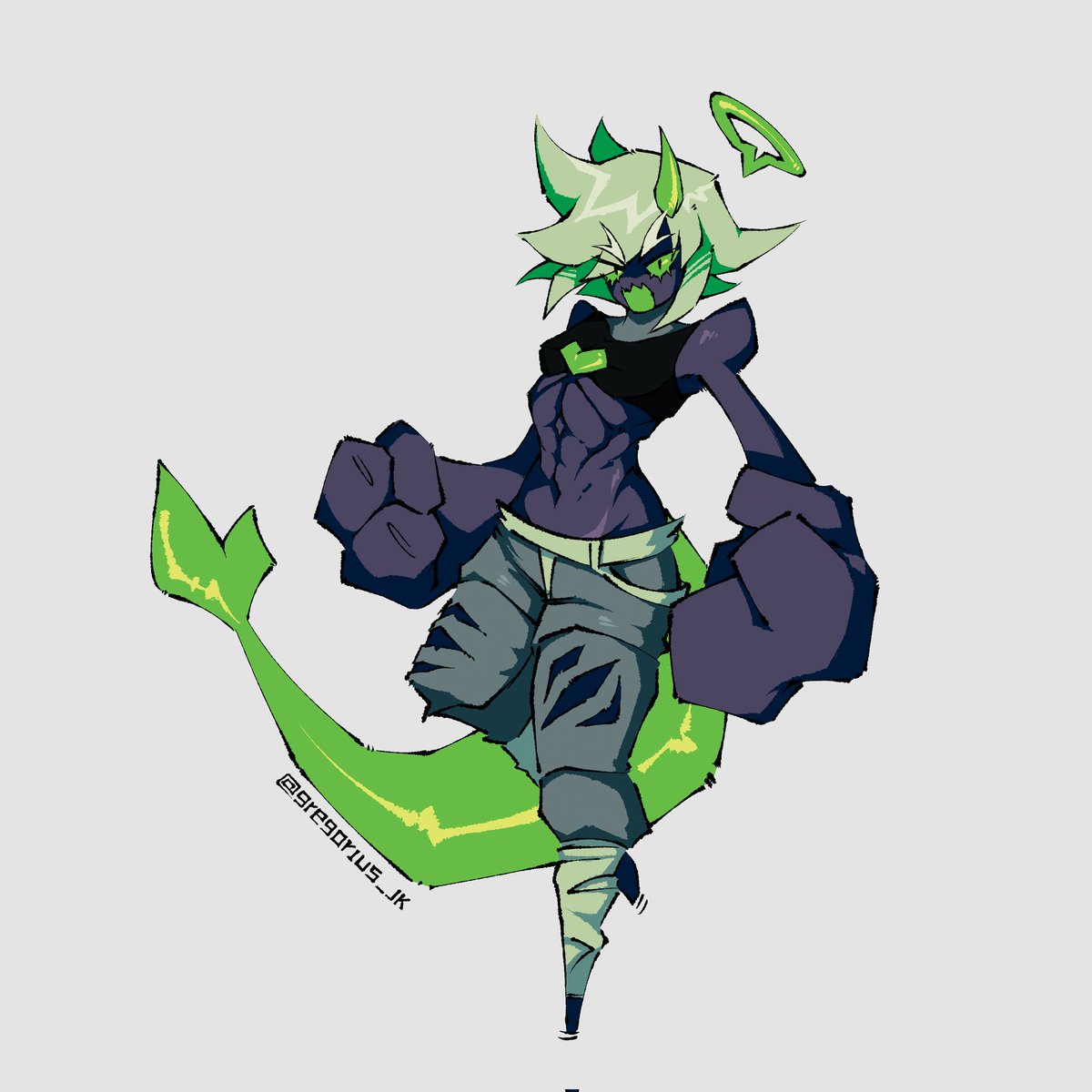 itsmatorbub's tweet photo. Sharky💚☠️
Simple, con mi amiga @camriio nos pusimos el reto de crear un personaje en un app de husbandos y que el otro lo dibujara a su estilo. Sin embargo, mi intento de husbando terminó en waifu 🛐 (falta 1).
#sketch #art #ilustration #digitalart #waifus https://t.co/C4gD5uvDwZ