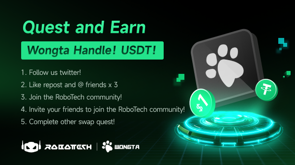 💥Exciting news💥

🥳Embark on a journey with us as we present an exhilarating giveaways event in collaboration with Wongta <a href="/wongta_nft/">Wongta</a>  and Club3 <a href="/club3xyz/">Club3</a>  , scheduled from December 1 to December 8, 2023.

💻Complete Social Media and TelegramBot tasks and receive rewards: