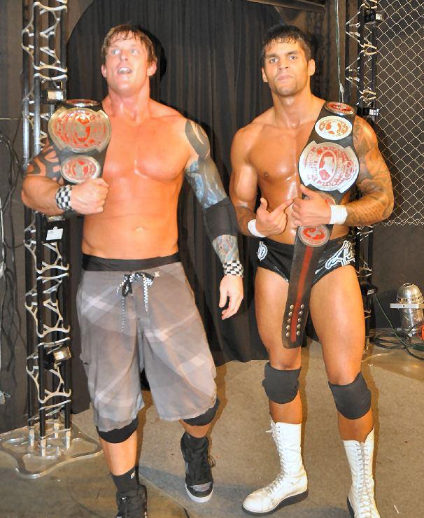 On this day in 2012, The Gutcheckers(Alex Silva and @DexterWWE) won the OVW Southern Tag Team Championship for the 1st time #OVW #TagTeamTitles