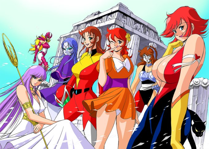 本日12月1日は私が多大な影響を受けたアニメーター、漫画家である荒木伸吾さんのご命日です。
昔に描いた荒木ガールズ。
Today, December 1, is the anniversary of the death of Shingo Araki, an animator and cartoonist who greatly influenced me.
Araki Girls painted a long time ago. 