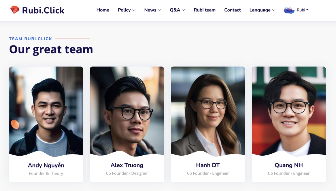 🅡🅤🅑🅘💎🅝🅔🅣🅦🅞🅡🅚
rubi.click/rubi-team

SIMPLE WAY Simplicity - fairness - decentralization of assets!