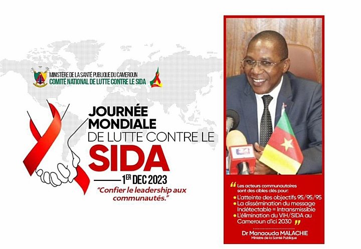 "Les Acteurs Communautaires sont des cibles clés pour:
▶️ L'atteinte des objectifs 95/95/95,
▶️ La dissémination du message Indétectable=Intransmissible,
▶️ L'élimination du VIH/SIDA au Cameroun d'ici 2030."

Dr MANAOUDA MALACHIE, Ministre de la Santé Publique du 🇨🇲