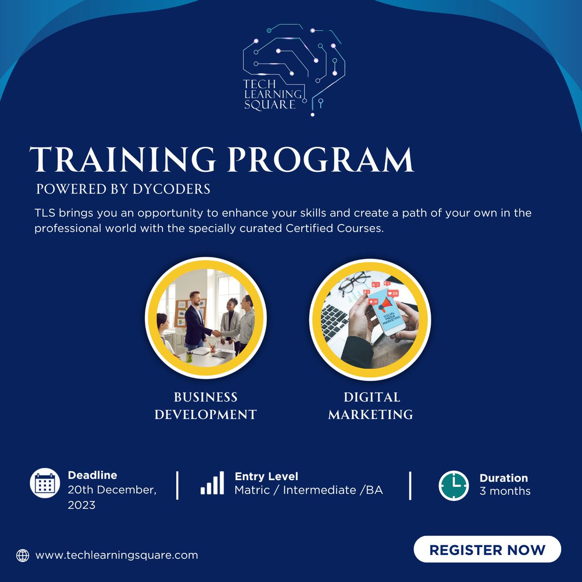 techlearning_sq's tweet image. TECH LEARNING SQUARE OFFERING FREE ONLINE 3 MONTHS COURSES IN:
Elevate your skills and broaden your horizons with our latest course offering! 📚🌟
REGISTER NOW
lnkd.in/dR29cvXS
#CourseLaunch #LearnAndGrow #EducationJourney #SkillBuilding
