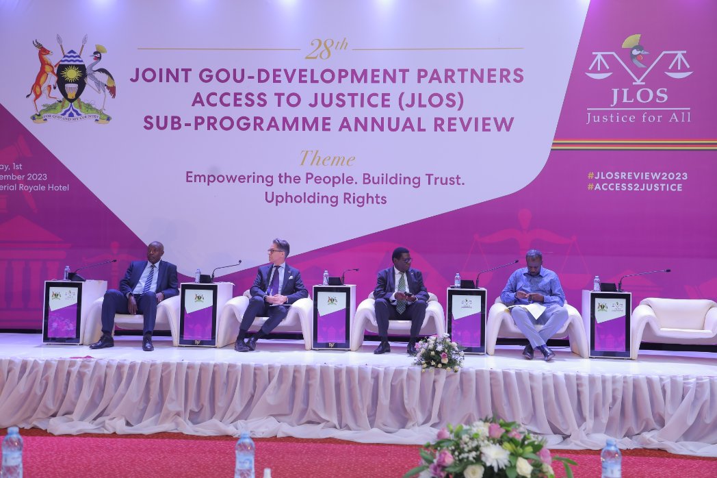#HappeningNow Arrival of the GUests to the 28th Joint Government of Uganda - Development Partners' Access to Justice Sub-Programme (@JLOSUganda) Annual Review #JLOSReview2023 youtube.com/live/WP6lBnl4x…
