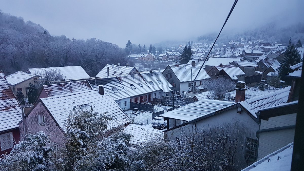 Il a neigé toute la nuit 😍