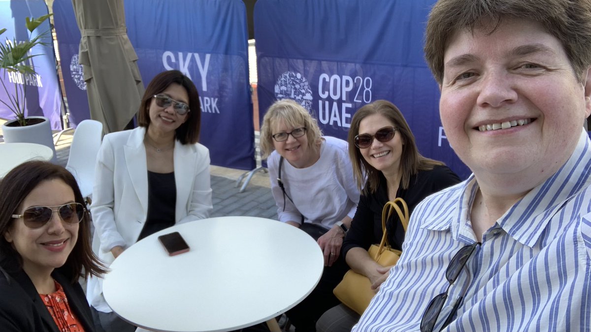 Theresa Nicholson 🇺🇦 (@thezzanicholson) on Twitter photo So excited to be here at #COP28UAE with <a href="/ALDESD_CIC/">ALDESD - Association for Learning Design & ESD</a> <a href="/mtorotro/">Dr Maria Toro-Troconis (SFHEA)</a> - just chilling before our workshop for the Greening Education Partnership for <a href="/Education2030UN/">Education 2030</a> <a href="/UNESCO/">UNESCO 🏛️ #Education #Sciences #Culture 🇺🇳</a> <a href="/MMU_NATSCI/">MMU's Department of Natural Sciences</a> <a href="/ManMetUni/">Manchester Metropolitan Uni</a> So excited to be here at #COP28UAE with <a href="/ALDESD_CIC/">ALDESD - Association for Learning Design & ESD</a> <a href="/mtorotro/">Dr Maria Toro-Troconis (SFHEA)</a> - just chilling before our workshop for the Greening Education Partnership for <a href="/Education2030UN/">Education 2030</a> <a href="/UNESCO/">UNESCO 🏛️ #Education #Sciences #Culture 🇺🇳</a> <a href="/MMU_NATSCI/">MMU's Department of Natural Sciences</a> <a href="/ManMetUni/">Manchester Metropolitan Uni</a>