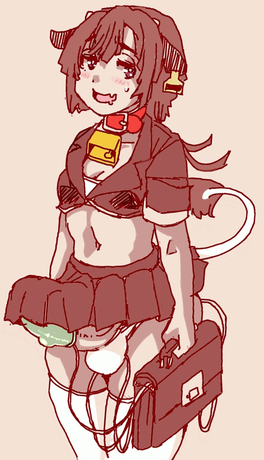 牛娘学園の通学も大変ですね!(電車内) 