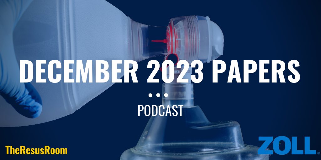 December ‘23 Papers Podcast

•Identifying Acute Aortic Syndrome in an undifferentiated population 
•Stroke thrombectomy for acute large infarcts
•Small vs large BVMs in cardiac arrest

itunes.apple.com/gb/podcast/the…

open.spotify.com/show/4pGoo1XFn…

TheResusRoom.co.uk #FOAMed
