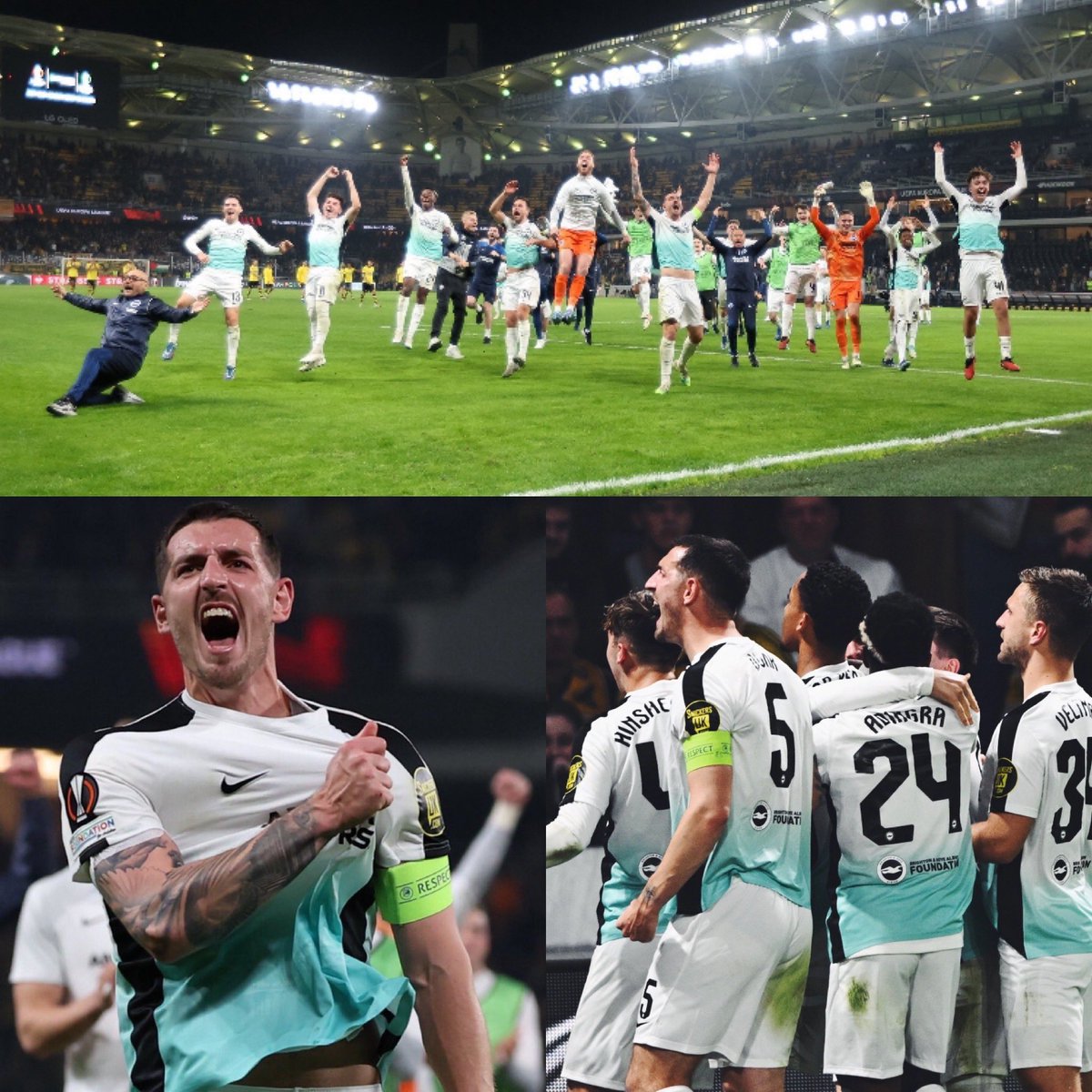 EddieSale's tweet photo. Oh what a night!
Late November back in ‘23,
What a very special time for me,
As I remember, what a night!
Oh what a night,
For the very first time in our History,
Albion turned another page you see,
& Qualified for the knockout stage,
Of the Europa League!
#BHAFC #AEKBHA https://t.co/cnBx030kTj