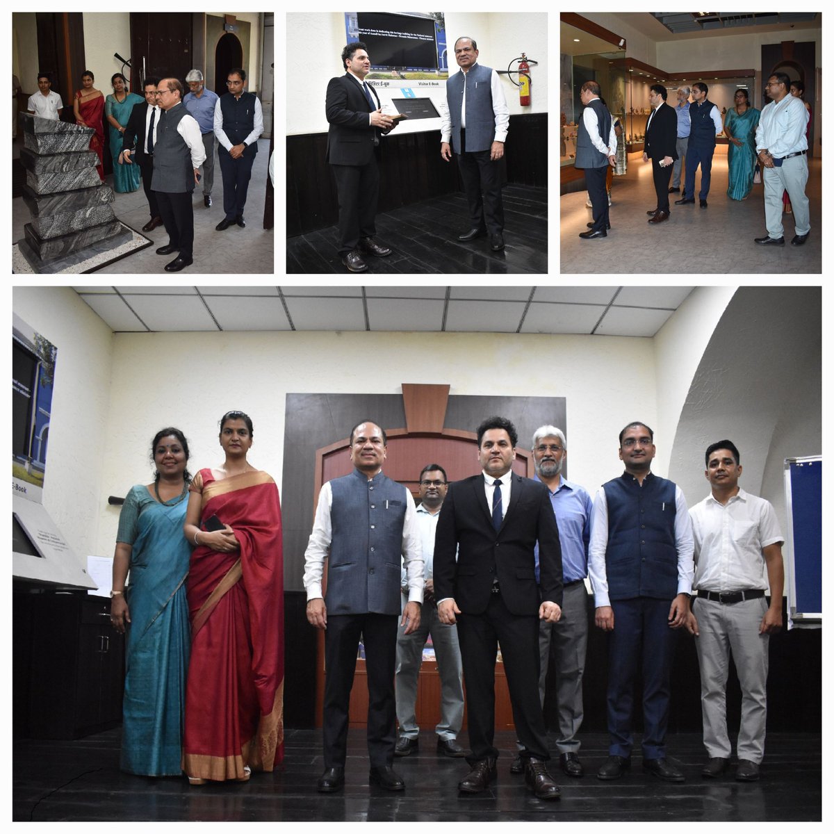 Shri. Sanjay Kumar Agarwal, Chairman, CBIC; Shri. Raj Kumar, Chief Commissioner, CGST, Pune Zone visited the Museum on 28th Nov 2023. Museum was delighted to have the visit of the dignitaries.