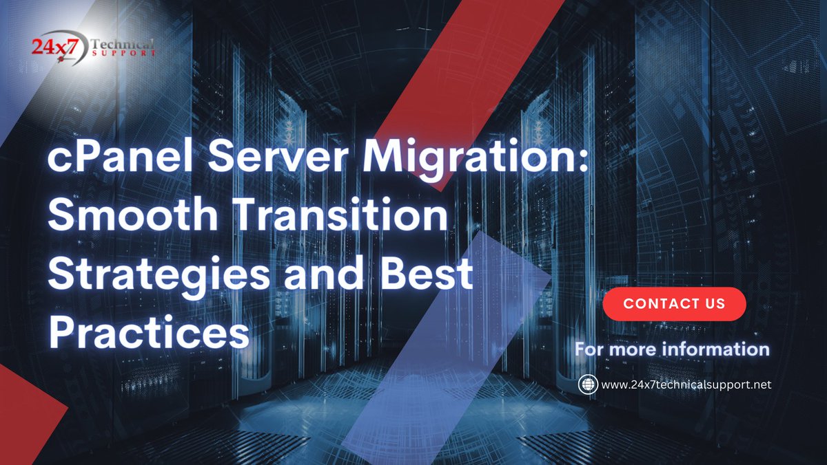 24x7hostsupport's tweet image. Embarking on a cPanel server migration journey! 🚀 Discover the best strategies and practices for a smooth transition. #cPanelMigration #WebHostingTips
24x7technicalsupport.net/blog/ensuring-…