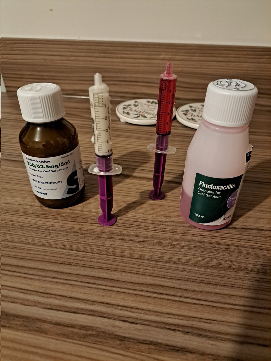 BenOxlade1's tweet photo. An insight into a 'regular' morning having a child/toddler/baby with #cysticfibrosis

A thread of the mayhem!

Upon waking, we have to give him  medication that is time specific!

Fluclox. and lans. has to be empty stomach, co-amx. spaced out 3 times a day.

Follow to know more
1 https://t.co/Jyx2Ejw3Rh