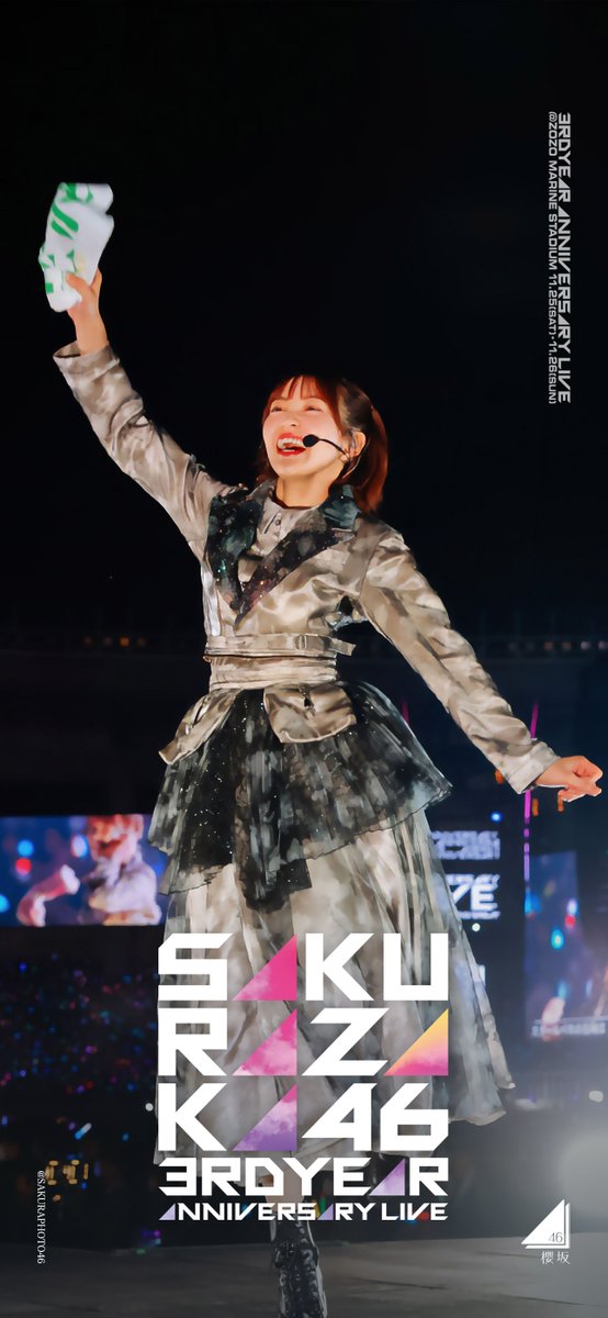 櫻坂46 3RD YEAR ANNIVERSARY LIVE 壁紙 (Part4) ぜひ設定して使って