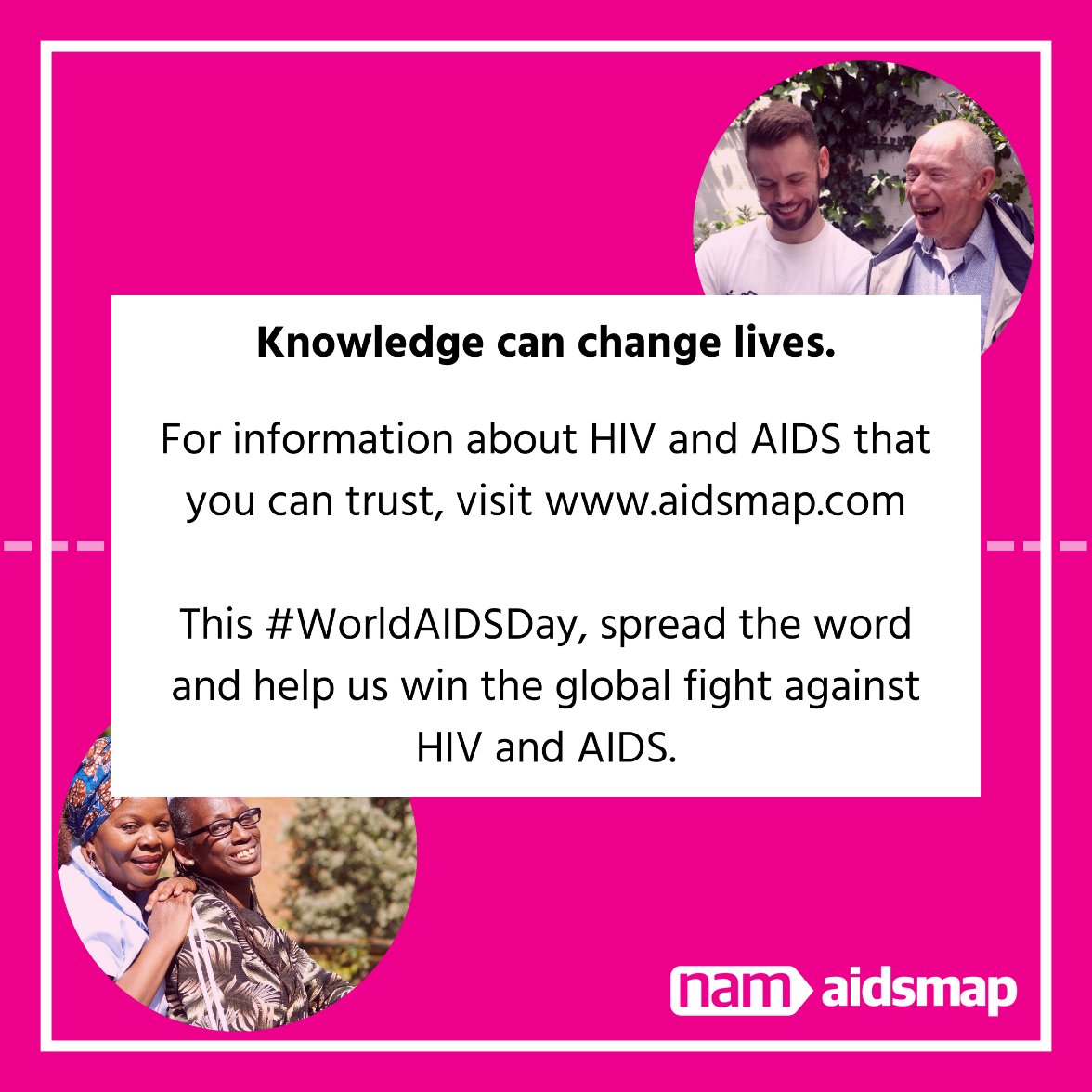 People with HIV on effective treatment can live long healthy lives & not pass on the virus to sexual partners. Yet each year 1m+ people acquire HIV with 600k+ AIDS-related deaths. Spread the word this #WorldAIDSDay to win the global fight against HIV&AIDS @aidsmap