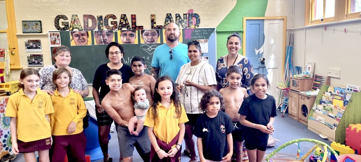 MrBWalker1's tweet photo. Wonderful to end Week 8 with a special assembly to celebrate 54 (100%) of our Aboriginal students achieving all of their 2023 PLP goals ❤️🖤💛 Thank you to our DPIL, Ms Ryan &amp; AEO, Aunty Wendy for leading the PLPs @GlebePublic 🙌🏼 @NSWEducation @nswppa @A_Galluzzo https://t.co/IGaDF9Aorj