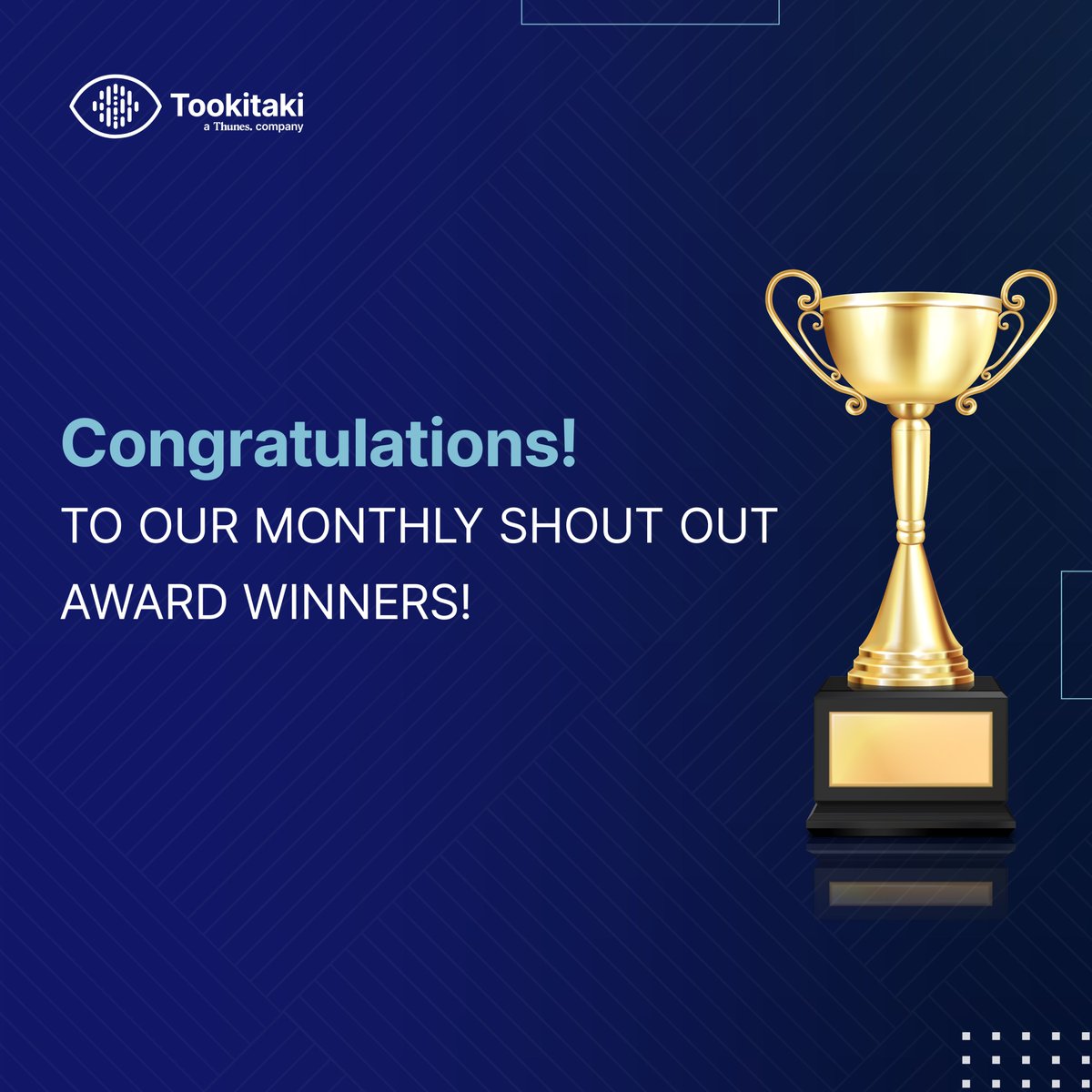 tookitaki's tweet photo. Congratulations to Kunhua Wu and Tushar patle for winning the Monthly Shoutout Award and Sravani Satpathy for winning the Team Champion Award at Tookitaki!
We are so happy to have you and your wonderful contributions!

#LifeAtTookitaki #MonthlyAwards https://t.co/ZWKmOwdkLh