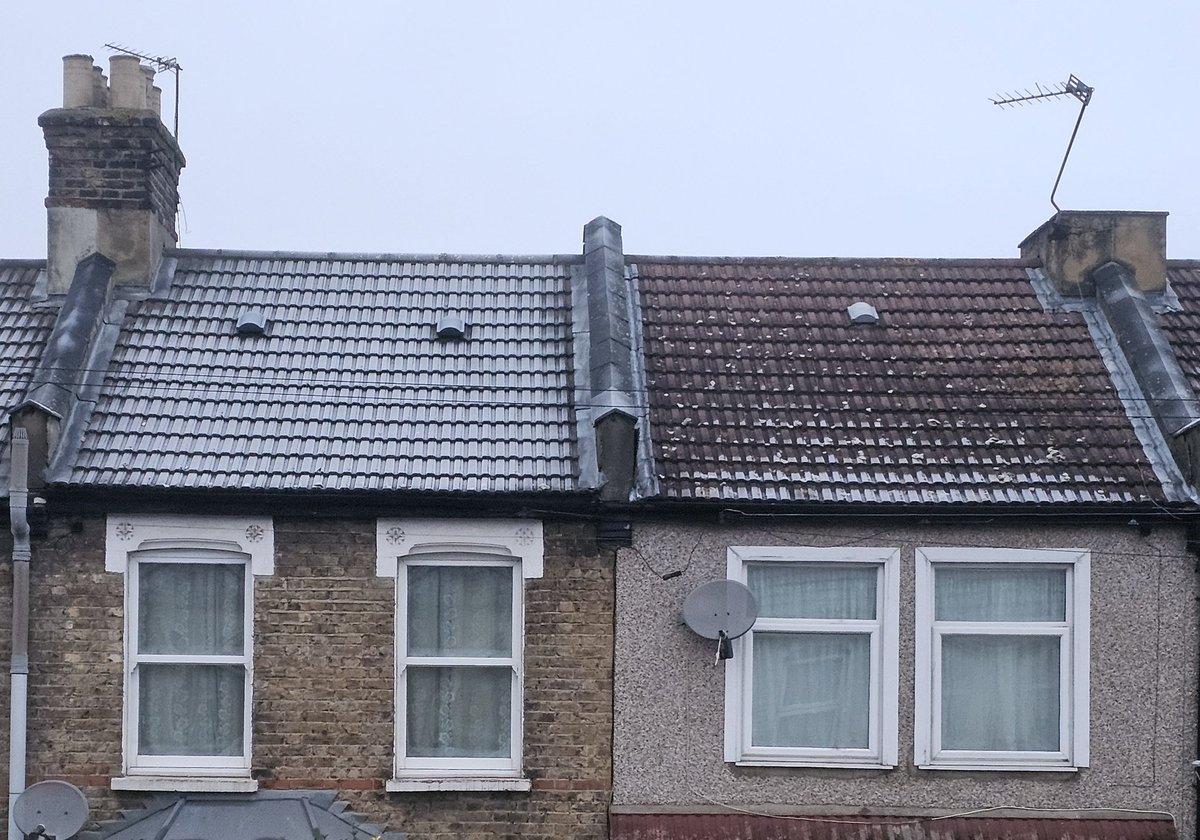 Some classic, "Spot the uninsulated roof," action today.