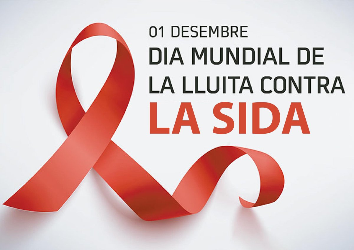 Avui es commemora el Dia Mundial de la Lluita contra la SIDA. Actualment hi ha una clara tendència cap a considerar-la com una malaltia crònica controlable. La meva solidaritat amb les persones que la pateixen, desitjo que ningú se senti mai més marginat o estigmatitzat per això.