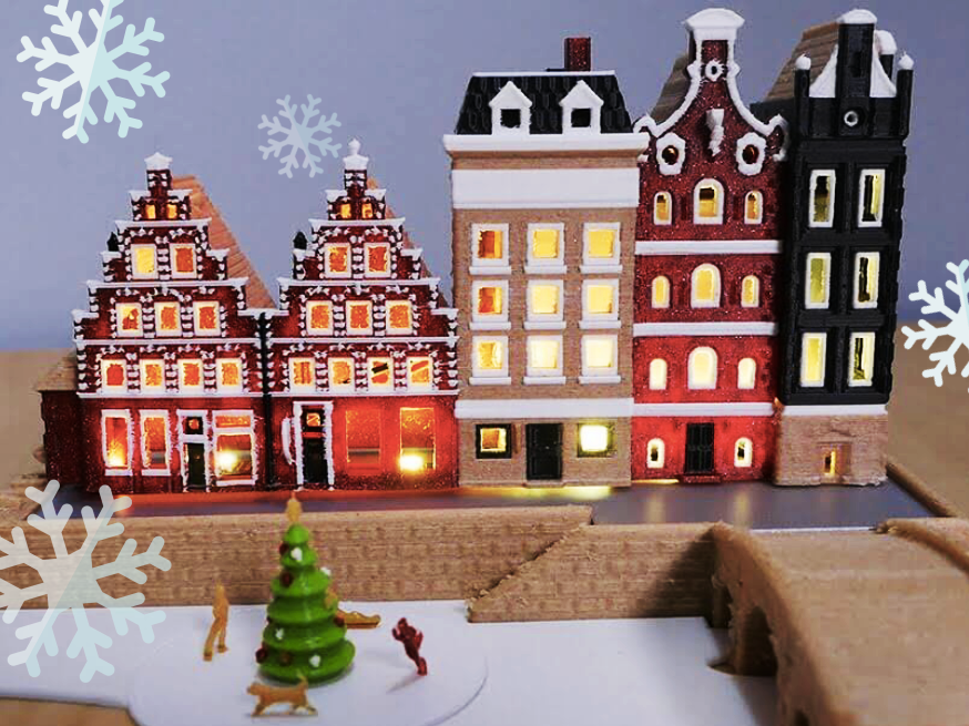 🎄⛄🎅 Christmas Village Lamp 🦌❄🎁
Now available for <a href="/printablescom/">Printables.com</a> Club &amp; #patreon members! Subscribe to get access to this &amp; many other premium designs! You can also buy just this from <a href="/Cults3D/">Cults.</a> :) 
.
.
#3dprinting #christmas