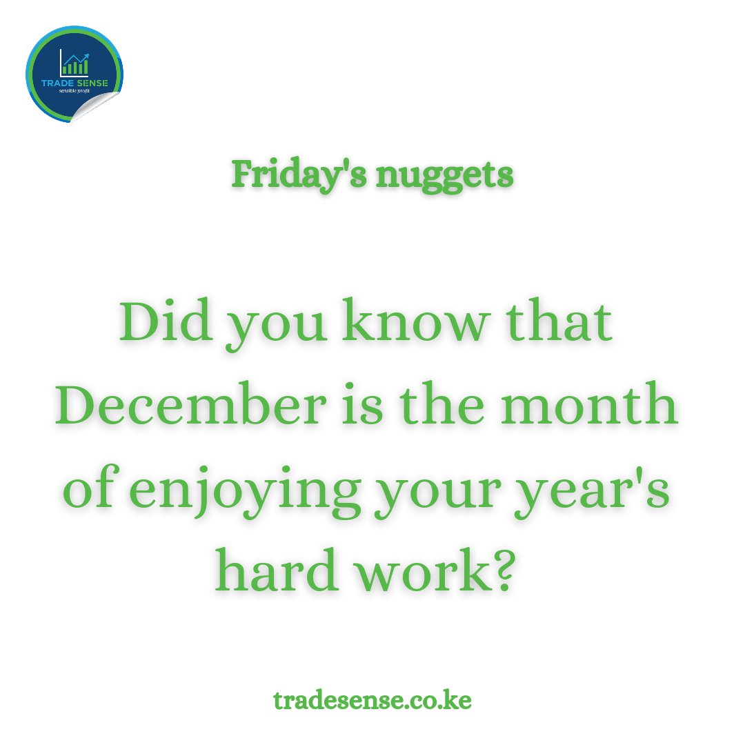 tradesensekenya's tweet photo. 🤔 if you think about it, your investments would be your winning point to close this year.

#TradeSense #DiversifyYourInvestments #NewMonth #Investors #Trending #TrendingNow https://t.co/0cKUt05Vbz