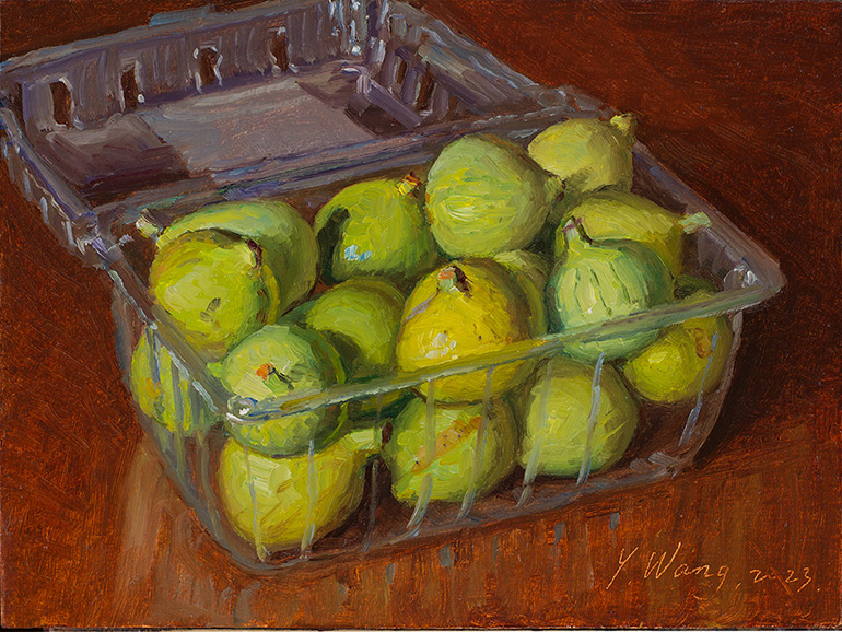 #Oilpainting #arteveryday #Representationalart #Stilllifepainting #Contemporarystilllife #stilllifeart #foodpainting #apaintingaday #dailypainting #painting #originalpainting #greenfigs #figs