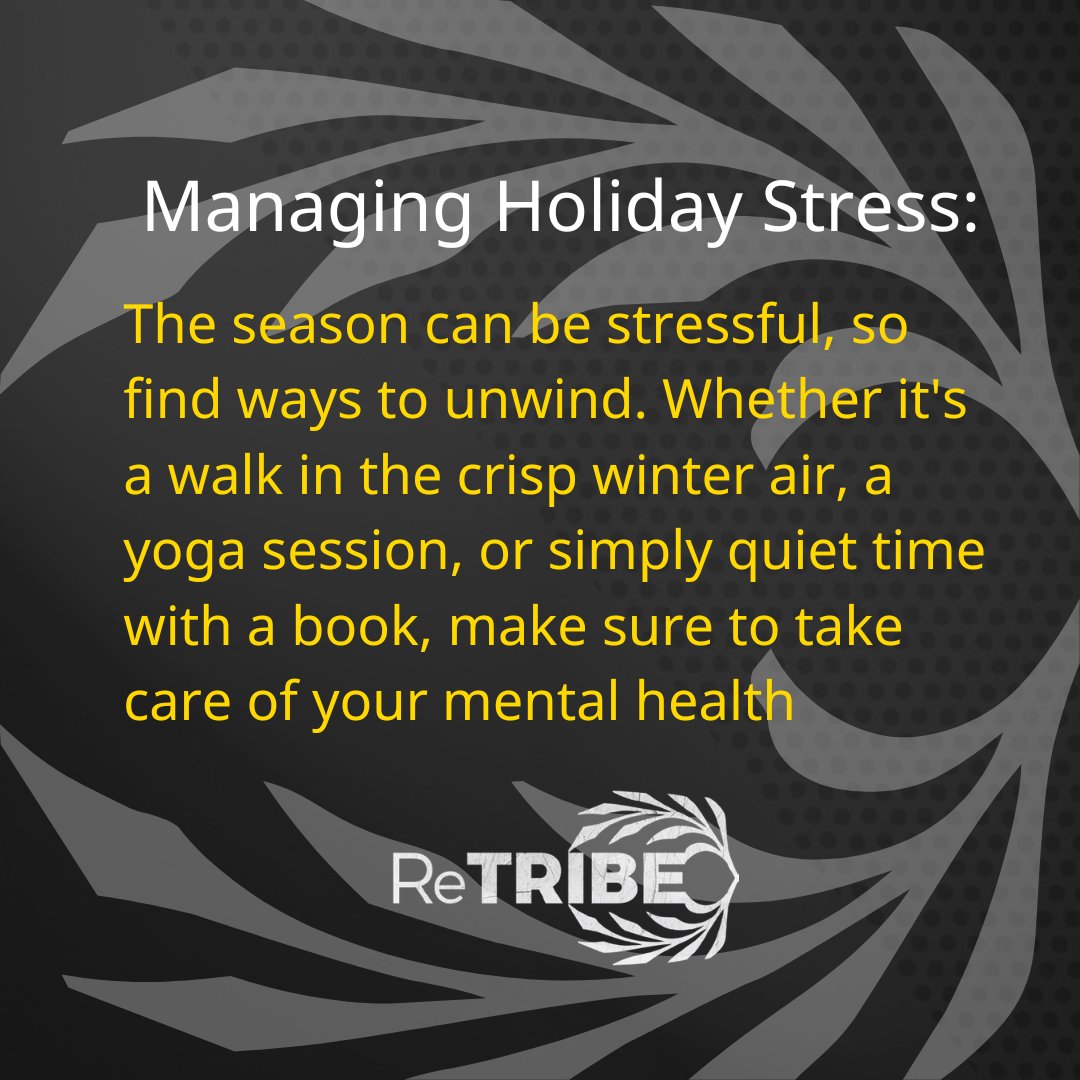 Holiday Hack #4 Navigate holiday stress with ease! Practice meditation, exercise, or find quiet moments for yourself. These simple techniques can be your secret to a serene, joyful festive season. #StressFreeHolidays #MindfulCelebration #HolidayZen #RecoveryPosse
