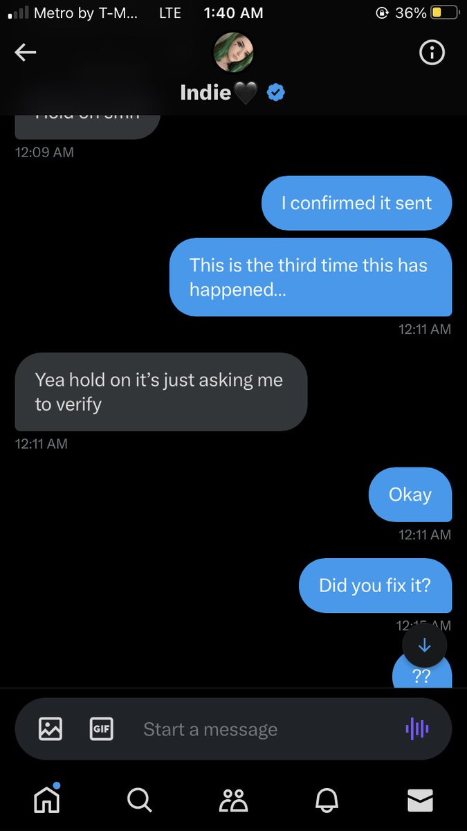 jokeyawesome's tweet photo. @waifujulesx  just a heads up to anyone that buys from her 😪 I really tried to be nice and everything https://t.co/SghkgsffyD