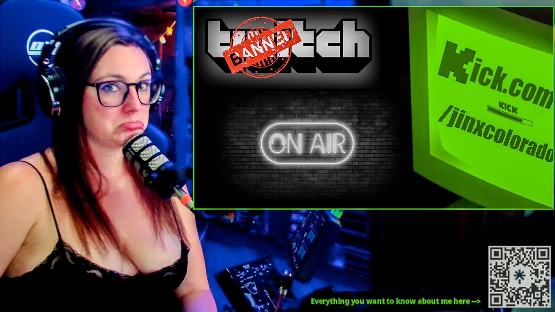 Jinx_Colorado on X: No more Twitch! Come see me on KICK tonight at 7pm MT  👾 t.coihzHLgZjqR t.cogJvz6CNK1S  X