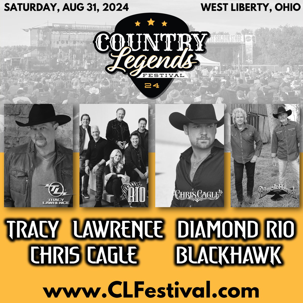 We are excited to share with you the full lineup at next year's <a href="/CountryLegendsC/">Country Legends Festival</a> festival in West Liberty! 

Get all the details ⤵️ Who are you excited to see? #CLFest24

k99online.com/events/concert…