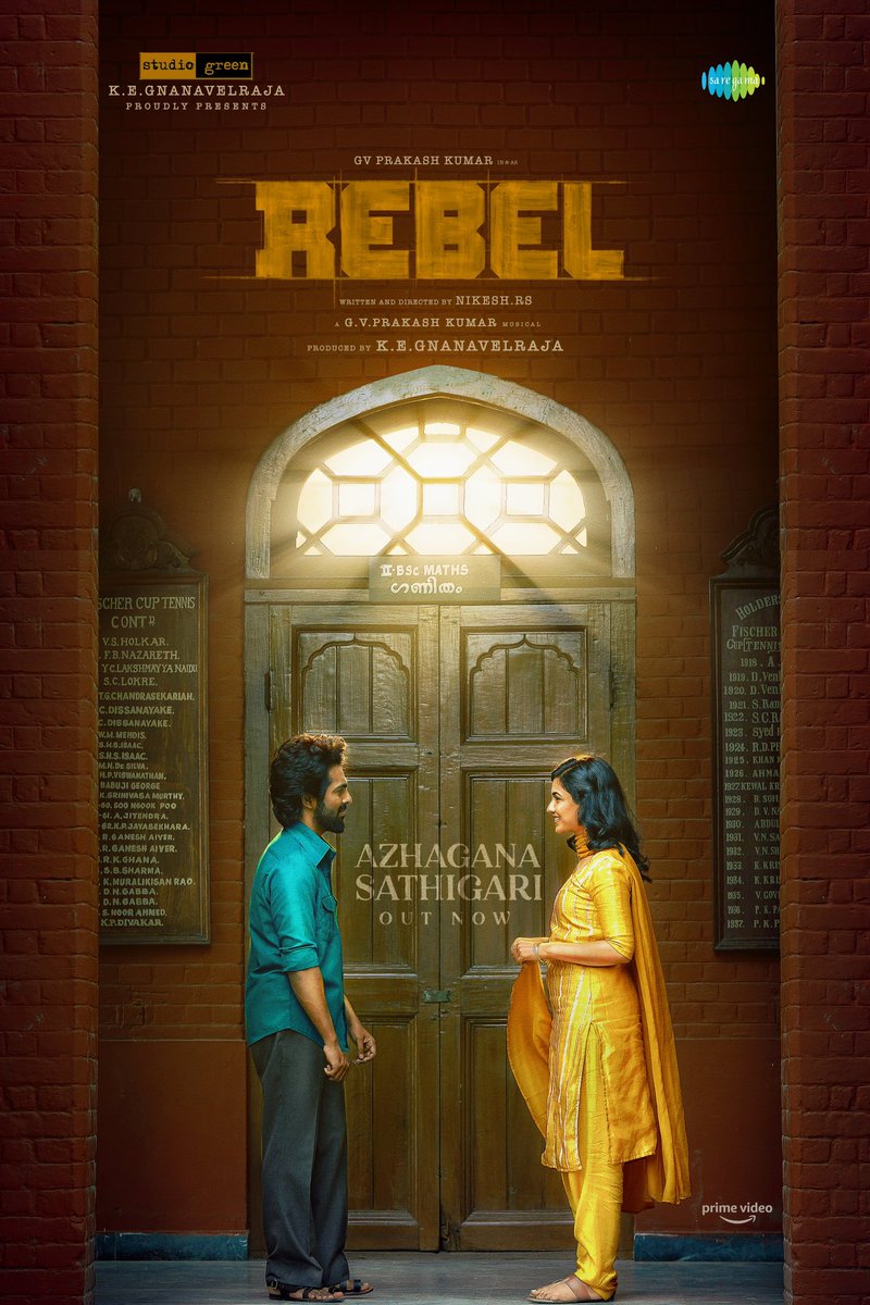 CinemaMeterOff's tweet photo. This #AzhaganaSathigari from #Rebel, will make you VIBE โจ๐
#RebelFirstSingle OUT NOW ๐ https://t.co/WMCxJsBhl1
๐ต@gvprakash
๐๏ธ@velmurugan_off https://t.co/aID59O2NFE