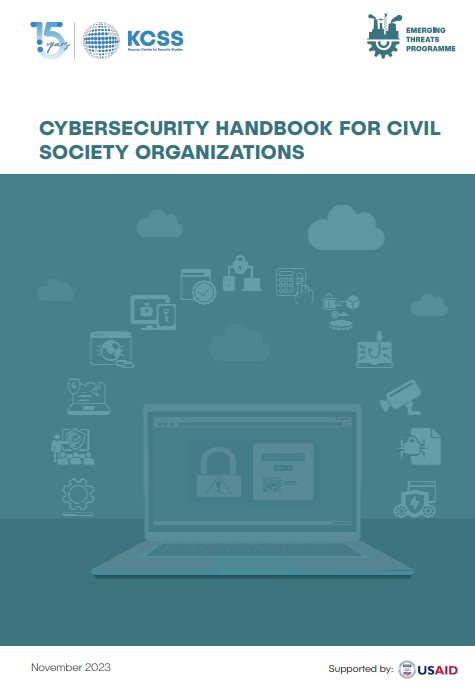 🚨OUT NOW: #cybersecurity handbook for civil society organizations! As part of the Emerging Threats Programme we are thrilled to announce the publication of the #CS handbook which includes best practices & concrete guidance as to how #CSOs can minimize cyber-related risks.