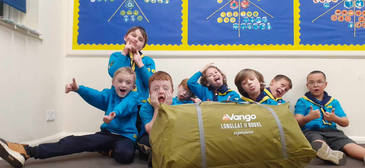 We have spent the £250 that Lubrizol Ltd awarded 1st Sitwell Scout Group towards a new tent. 😊
the tent will be used when ~40 scouts and Ignis Explorers take part in Derbyshire chilly challenge - sleep in tents for one night during the month of January. #1stsitwellscouts