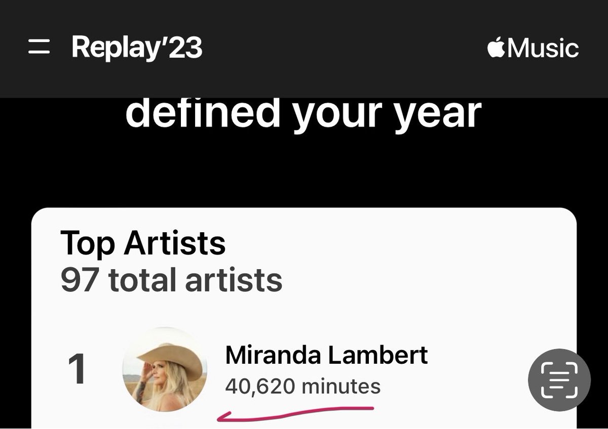 @WandajuneHome @allkindsofran @mirandalambert Ha…now I know where my 2023 went 😲