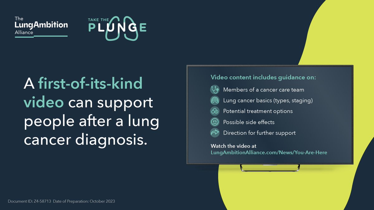 Facing a #LungCancer diagnosis can be daunting. Our in-depth video offers a roadmap through the various stages of lung cancer, guiding choices and next steps in the lung cancer pathway. Watch the video here: bit.ly/45Y6fKj
