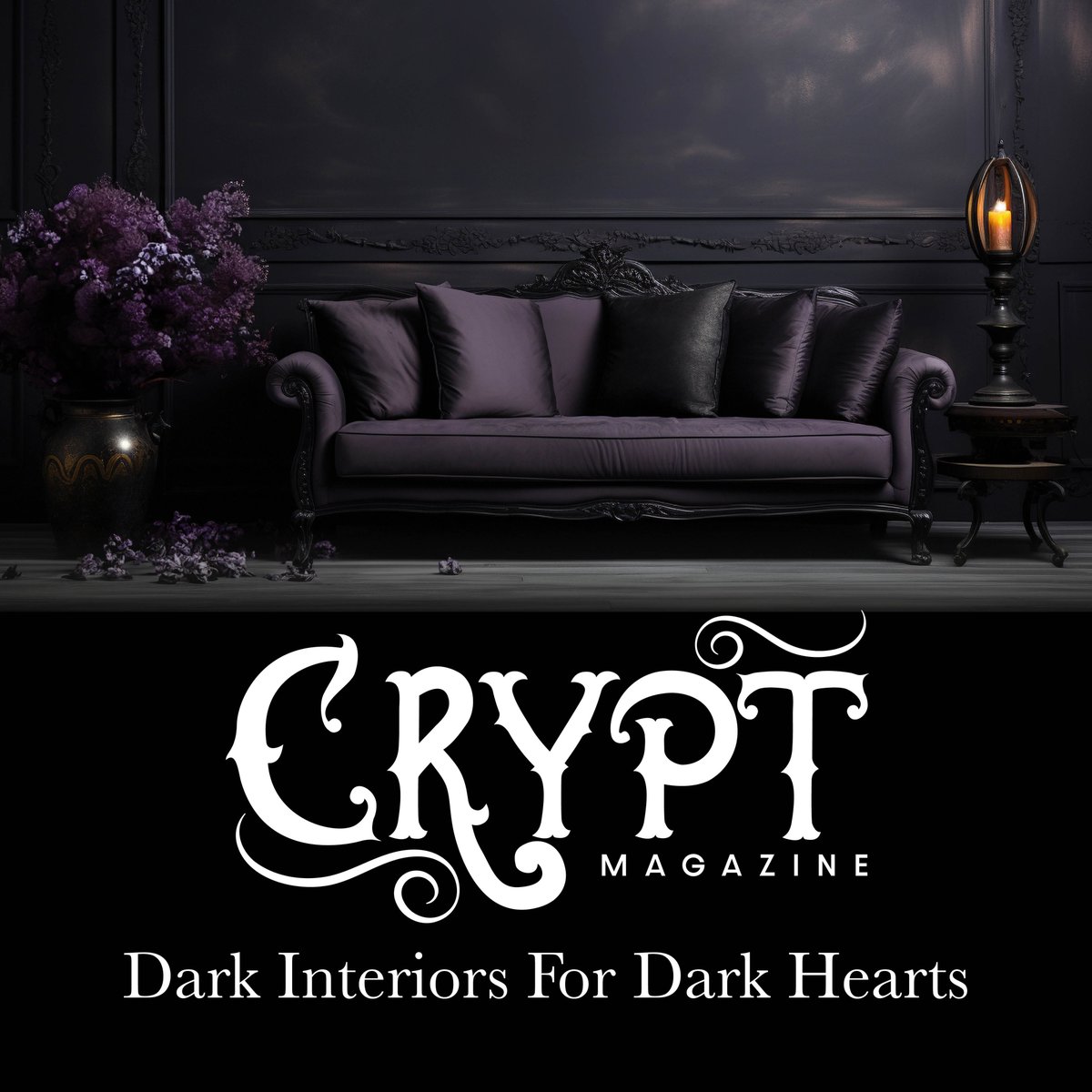 Dark Interiors For Dark Hearts 💜 A digital mag dedicated entirely to alternative interiors & homewares is launching 2024. Being produced by the team at @DevolutionMag who have 20 years experience in independent publishing. Stay Tuned…. #gothichome #althome #gothdecor