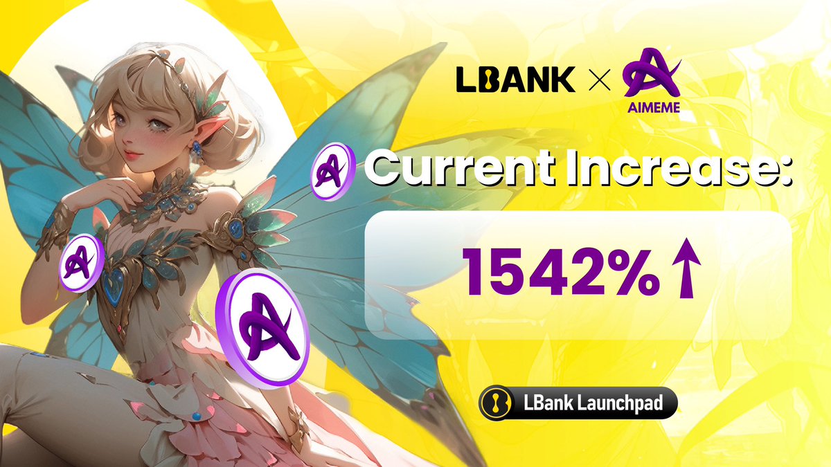 ChosenVincent1's tweet photo. $AIMEME (@ACGNProtocol) ignites a meteoric rise on @LBank_Exchange, achieving a 1542% price surge in 30 minutes! π₯π
Prepare to be amazed by the transformative power of $AIMEME as it revolutionizes the ACGN industry.
#LBankListing #AIMEME #LBank #LBankIEO #ACGNProtocol https://t.co/AAyWRgoWrF