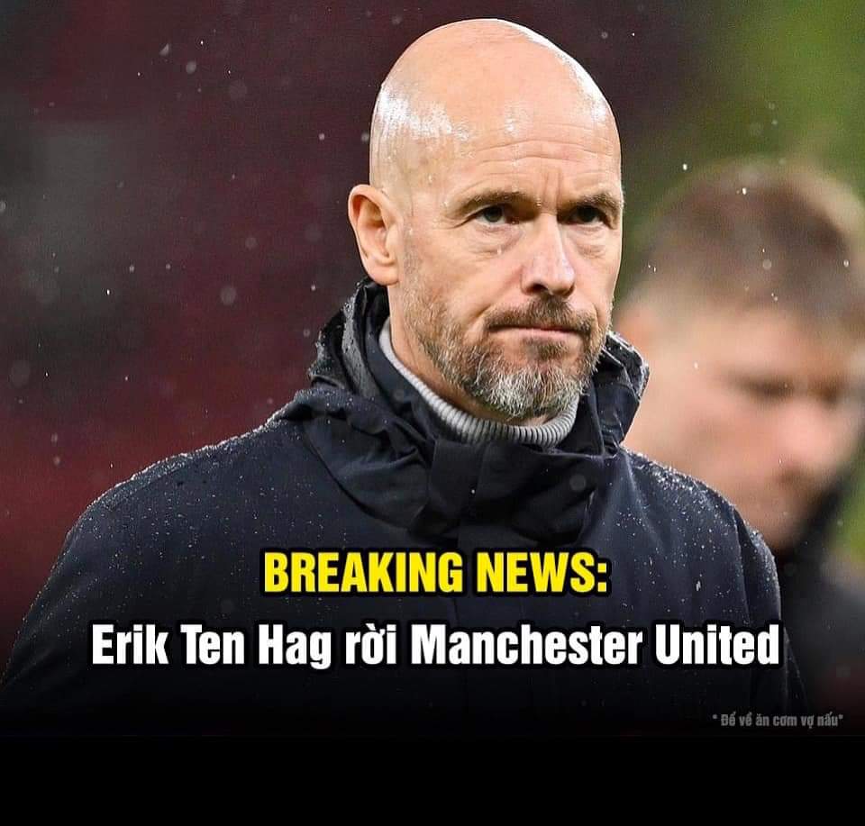 Hon51799776's tweet photo. Tạm biệt người mang lại tiếng cười cho chúng tôi 
#ManchesterUnited #tenhagout https://t.co/7aohTVqHbJ